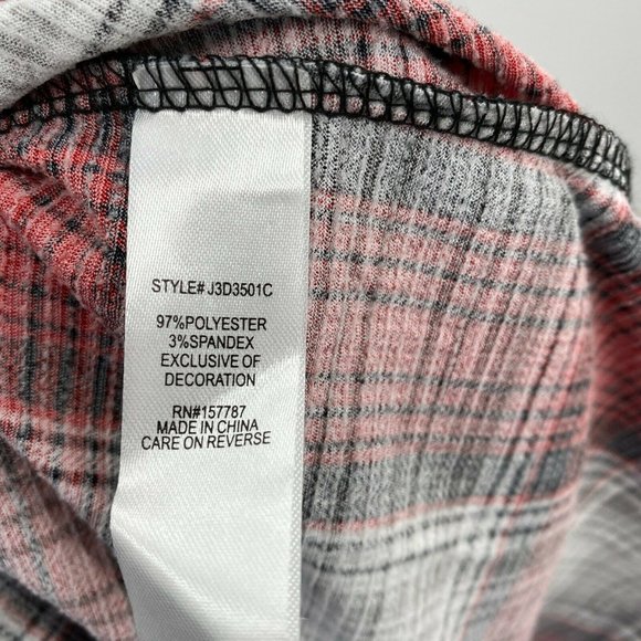 Jolie And Joy Womens Multicolor Plaid Lace Dress - Picture 4 of 4